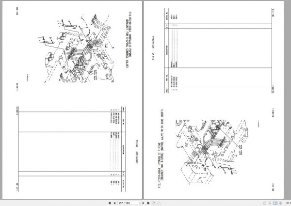 Komatsu Forklift Truck FH100 1 7001 up Parts Book FEN04332 01 2