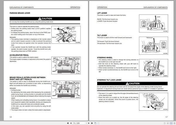 Komatsu Forklift Truck FH35 2 FH40 2 FH45 2 FH50 2 140001 up Operation Maintenance Manual PEN00963 02 2