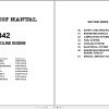 Komatsu Forklift Truck Gas Engine TB42 Shop Manual SM039 1