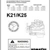 Komatsu Forklift Truck K21 K25 Engine Service Manual 02 2008 SM301 1