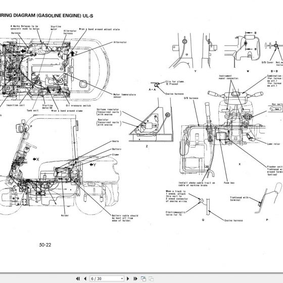 Komatsu Forklift Truck K21 K25 Engine Service Manual 022008 SM301