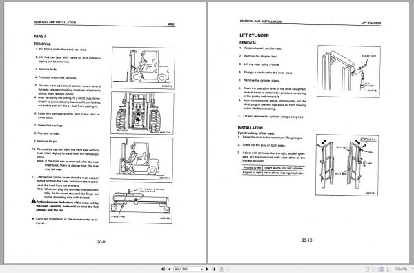 Komatsu Forklift Truck KFI CX Chassis Shop Manual SM108 BEC07C1 01 2 1