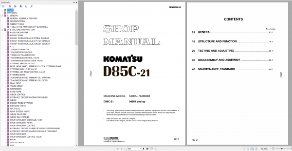 Komatsu Pipe Layers 2022 PDF Operator Maintenance Manual Shop Manual 2