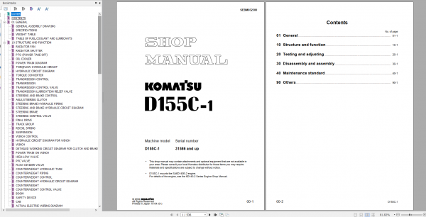 Komatsu Pipe Layers 2022 PDF Operator Maintenance Manual Shop Manual 4