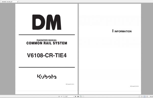 Kubota Agricutulral Equipment Collection Diagnosic Workshop Service Manual PDF DVD 18