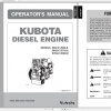 Kubota Construction Tractor Engine Operators Manual DVD 3
