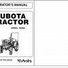Kubota Construction Tractor Engine Workshop Services Operator Parts Manual DVD 10
