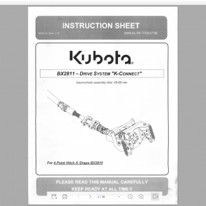 Kubota Construction, Tractor Engine Workshop Services Operator Parts Information DVD Kubota Construction Tractor Engine Workshop Services Operator Parts Manual Dvd 3