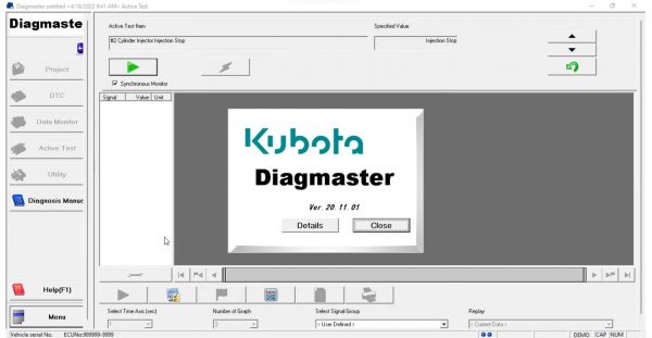 Kubota Diagmaster v20.11.01 2022 Diagnostic Software 1