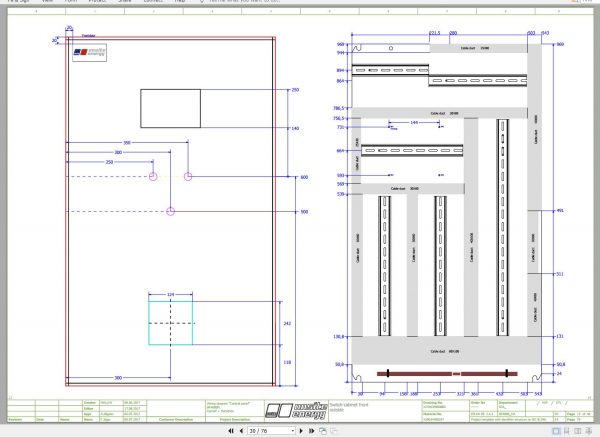 MTU Control Panel BR4000FL Wiring Diagram XZ59634000005 2017 1