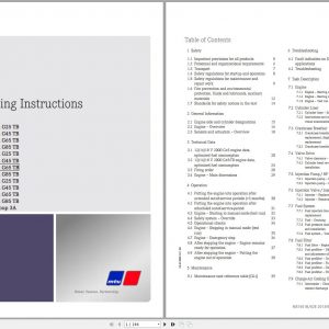 MTU Diesel Engine 18 V 2000 G85 Operating Instructions MS15018 02E 2013