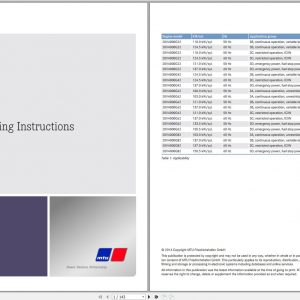 MTU Diesel Engine 20V4000G42 Operating Instructions M015565 03E 2016