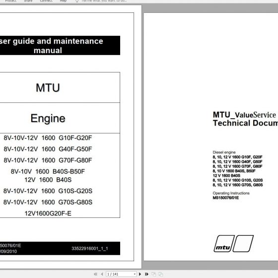 MTU Electronic Engine Control Unit ECU7 (ADEC) Training Documentation T000001 01E 2007
