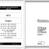 MTU Engine 8V 1600 G70S Operating Instructions MS150076 01E 2010