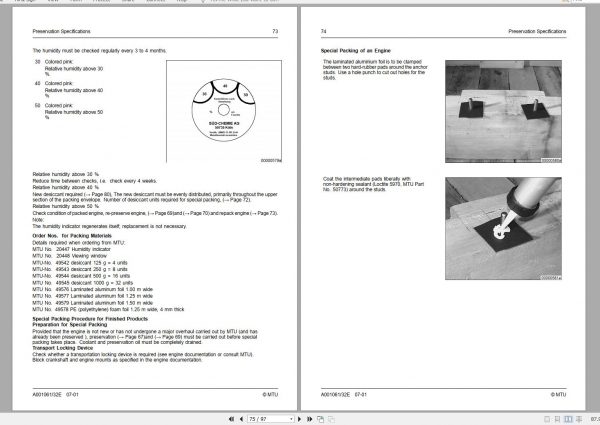 MTU Fluids and Lubricants Specification A001061 32E 2007 1