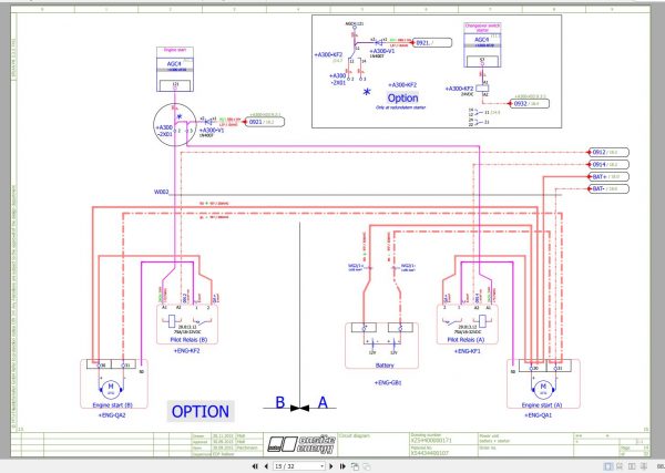MTU Genset BR2000 Beta DEIF V2 V7 TCP IP Wiring diagram XZ54400000171 2015 1