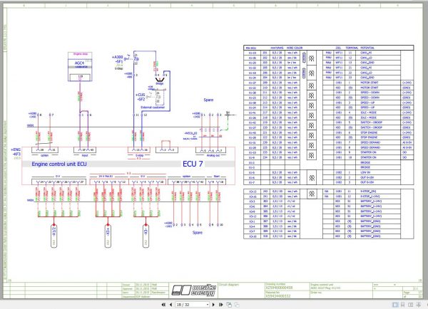 MTU Genset BR4000 HD DEIF V2 V7 TCP IP Wiring Diagram XZ5940000045 2015 1