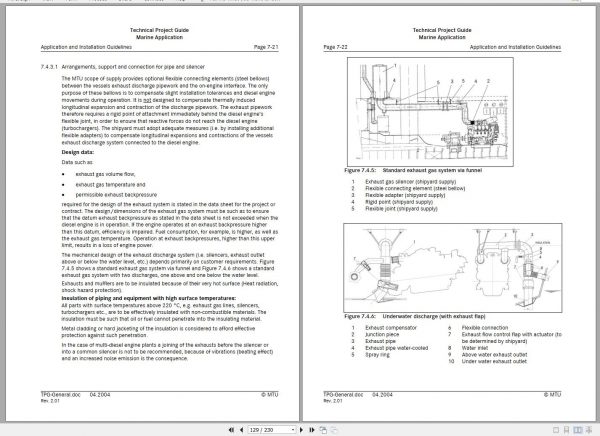 MTU Marine Application Technical Project Guide 2004 1