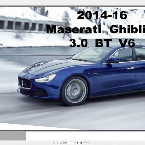 Maserati 2.13 GB DVD Workshop Manual Wiring Diagram 2