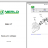Merlo Telescopic Handler P26.6 EVT Spare Parts Catalogue 1
