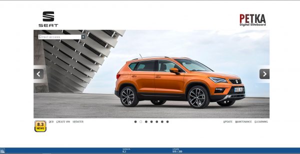 PETKA 8.3 Volkswagen Seat Skoda Audi Commercial Vehicles Porsche 05.2022 Spare Parts Catalog DVD 11