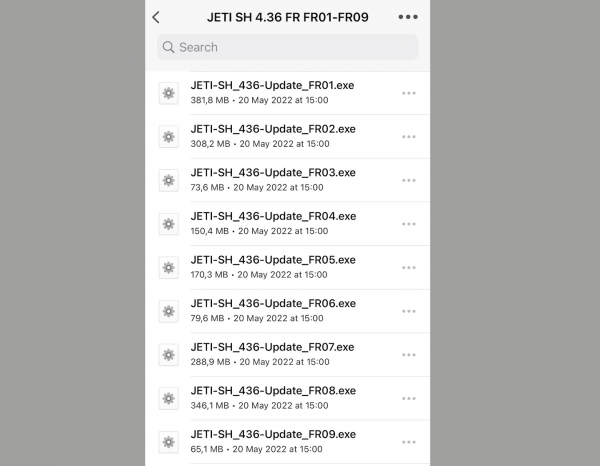 SH FR JUNGHEINRICH JETI SH 4.36 FR Updated FR01 FR09