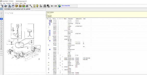 Scania Multi v21.120.0.3 03.2022 Workshop Manual Spare Parts Catalog DVD 6
