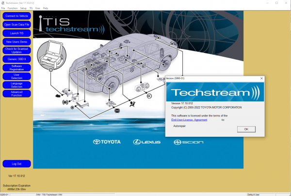Toyota Techstream V17.10.012 06.2022 Install Active 2