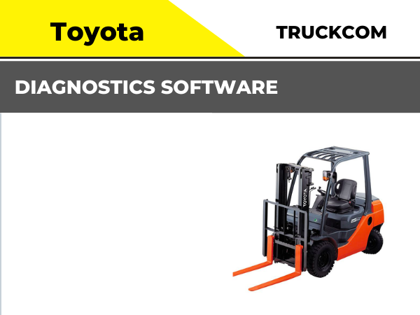 TruckCom Toyota BT Forklift 3.2.0 04.2022 Diagnostic Software Data Packages Collection DVD 1