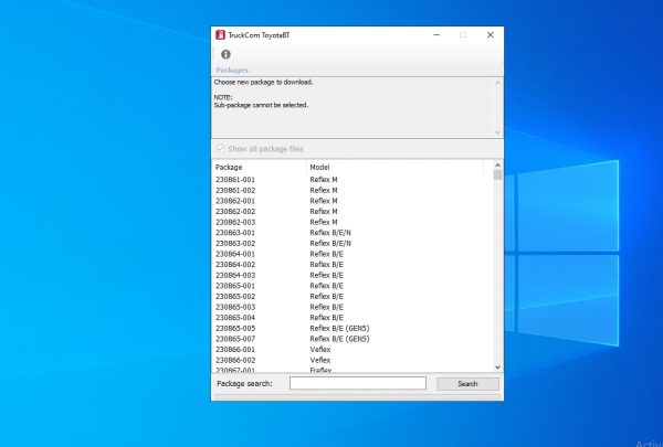 TruckCom Toyota BT Forklift 3.2.0 04.2022 Diagnostic Software Data Packages Collection DVD 10 1