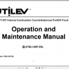 Yale Class 5 Internal Combustion Engine Trucks A253 UT80 100P Operation Service Manual 1