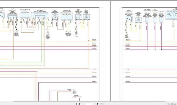 Audi A4 Quattro Sedan 40 8WC L4 2.0L Turbo DMSA Hybrid Electrical Wiring Diagram 2021 3