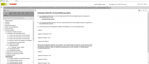 CLAAS WebTIC Offline DE German 07.2022 4