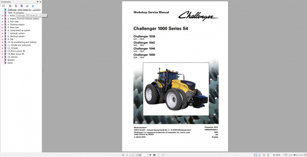 Challenger 1000 Series Gen2 1038 1050 Workshop Service Manual 1