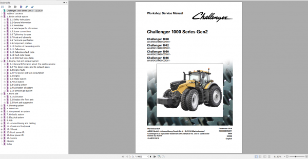 Challenger 1000 Series Gen2 French 1038 1046 Workshop Service Manual 1
