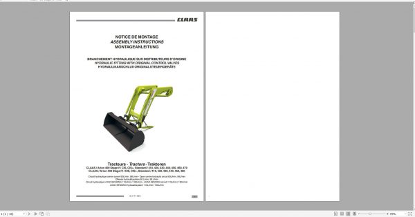 Claas Agricultural 13.67GB PDF de German Updated 06.2022 Full Models Manuals DVD 3