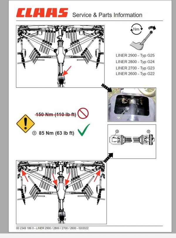 Claas Agricultural 13.67GB PDF de German Updated 06.2022 Full Models Manuals DVD 7
