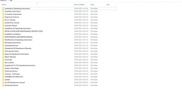 Claas Agricultural 13.67GB PDF de German Updated 06.2022 Full Models Manuals DVD 9