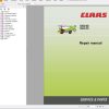 Claas Tractor Combine Lexion 600 592 Service Manual Electrical and Hydraulic Diagram