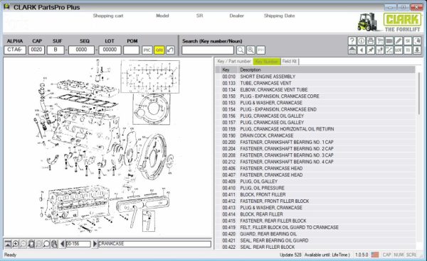 Clark ForkLift Parts Pro Plus EPC v528 07.2022 Spare Parts Catalog DVD 4