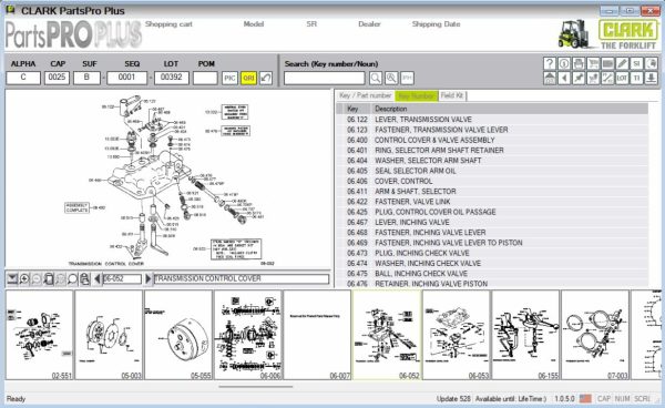 Clark ForkLift Parts Pro Plus EPC v528 07.2022 Spare Parts Catalog DVD 6