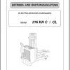 Clark Forklift 316 KN C CL Diagram Parts Operating and Maintenance Manual 04.2011 EN IT DE