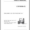 Clark Forklift C 15 18 20s CL C152L 9834 CNF Parts Manual 02.2012 EN KR