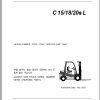 Clark Forklift C 15 18 20s L P152L 9830 CNF Parts Manual 02.2012 EN KR