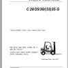 Clark Forklift C 20 25 30 33 35 G P232G 9804 KF Parts Manual 02.2012 EN KR