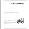 Clark Forklift C 20 25 30 33 35 L P232L 9781 KF Parts Manual 8087557 02.2012 EN KR