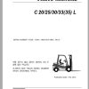Clark Forklift C 20 25 30 33 35 L P232L 9838 CNF Parts Manual 02.2012 EN KR