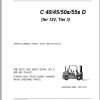 Clark Forklift C 40 45 50s 55s D P455D 9801 KF Parts Manual 02.2012 EN KR
