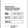 Clark Forklift C 500 Y 355 PD Parts Manual I 090 B 5 GEF EN DE FR