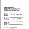 Clark Forklift C 500 Y 685 PD Parts Manual I 110 12 GEF EN DE FR